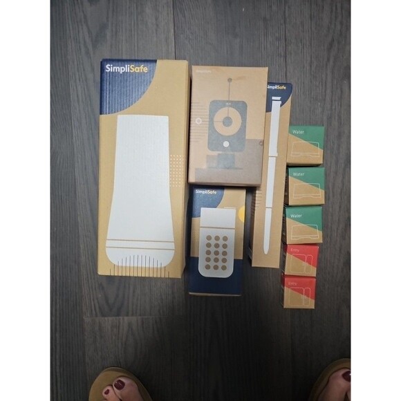 SimpliSafe Other - SimpliSafe Complete Home Security System Kit w/ Outdoor Camera, Sensors, Keypad